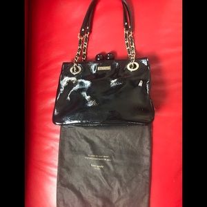 Kate Spade real patent leather medium bag,l